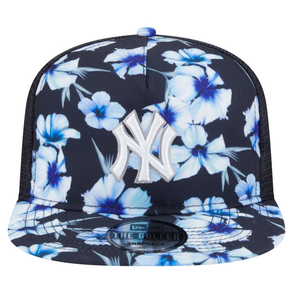 MLB New York Yankees New Era Adventure Pattern Golfer Trucker Snapback Hat