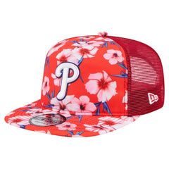 MLB Philadelphia Phillies New Era Adventure Pattern Golfer Trucker Snapback Hat