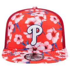 MLB Philadelphia Phillies New Era Adventure Pattern Golfer Trucker Snapback Hat