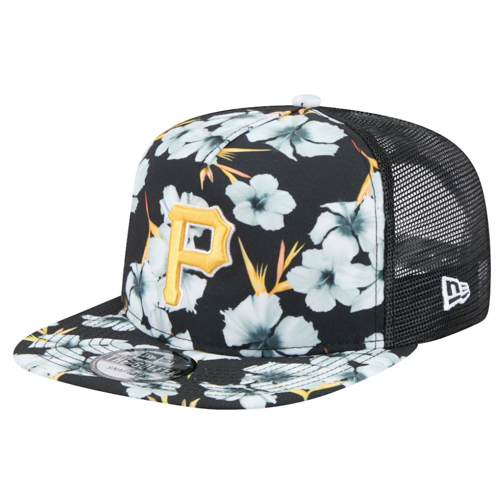 MLB Pittsburgh Pirates New Era Adventure Pattern Golfer Trucker Snapback Hat