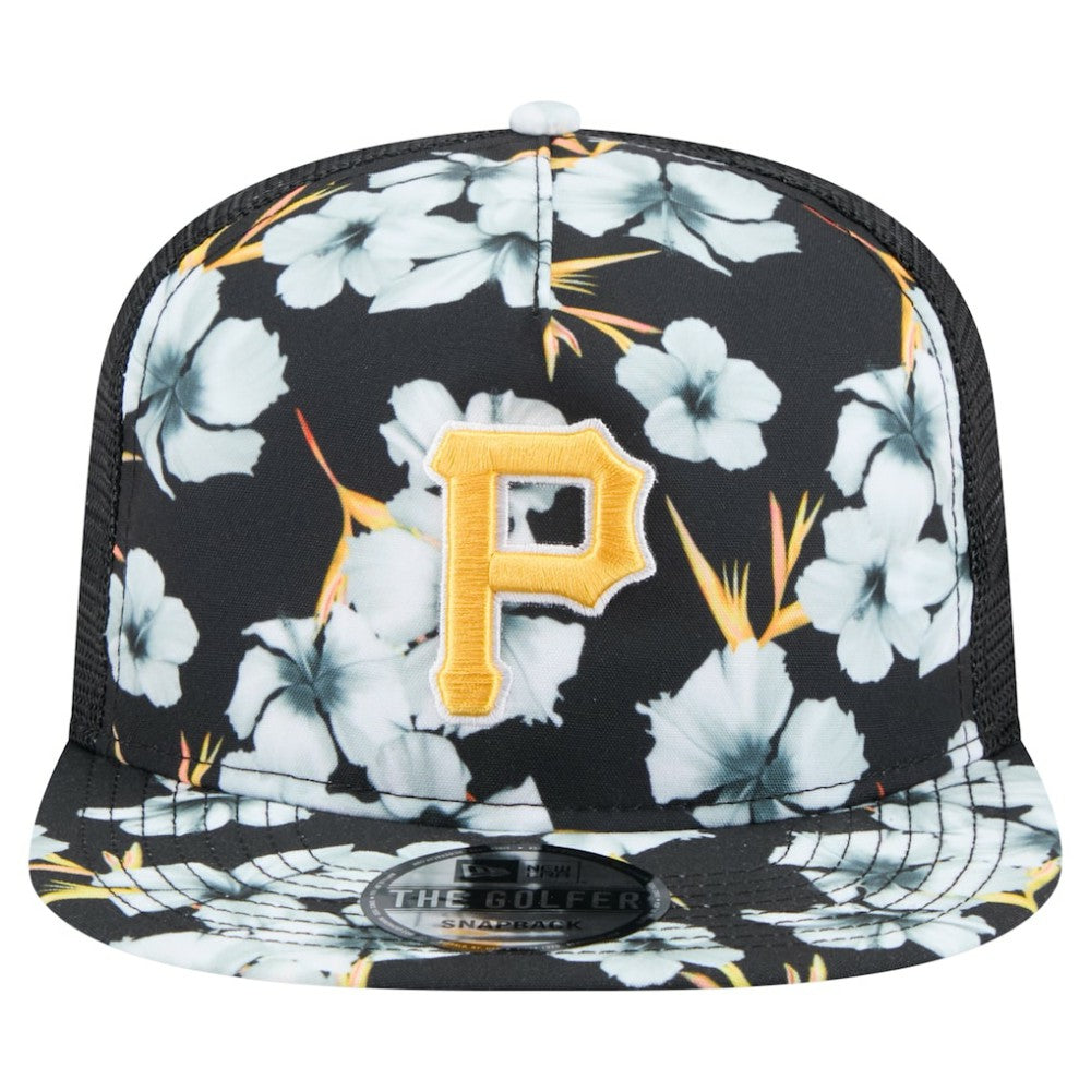 MLB Pittsburgh Pirates New Era Adventure Pattern Golfer Trucker Snapback Hat