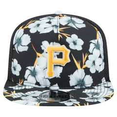 MLB Pittsburgh Pirates New Era Adventure Pattern Golfer Trucker Snapback Hat