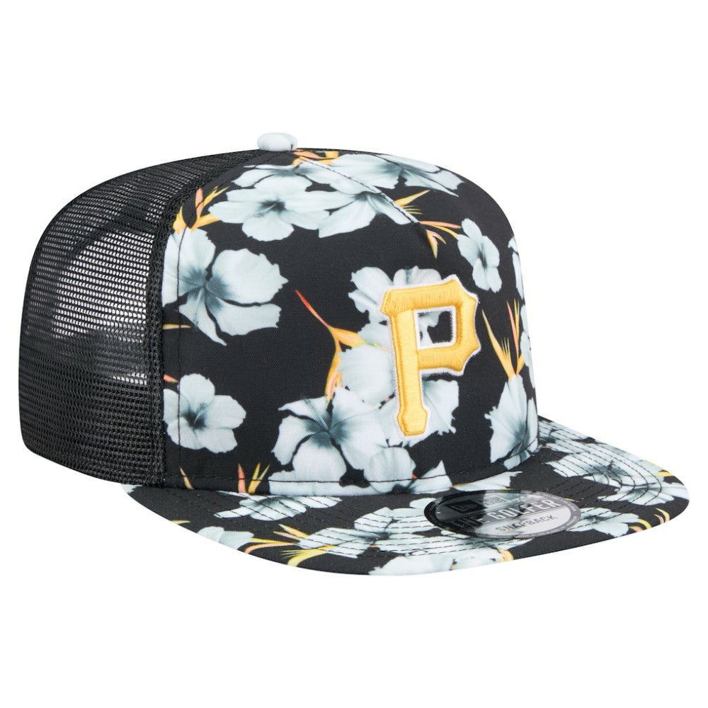 MLB Pittsburgh Pirates New Era Adventure Pattern Golfer Trucker Snapback Hat