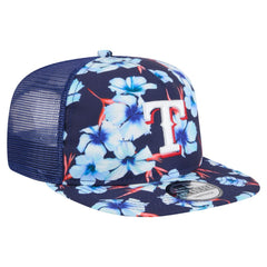 MLB Texas Rangers New Era Adventure Pattern Golfer Trucker Snapback Hat