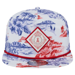 MLB Los Angeles Angels New Era Printed Island Golfer Snapback Hat