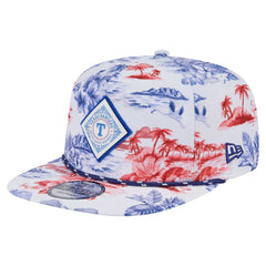 MLB Texas Rangers New Era Printed Island Golfer Snapback Hat