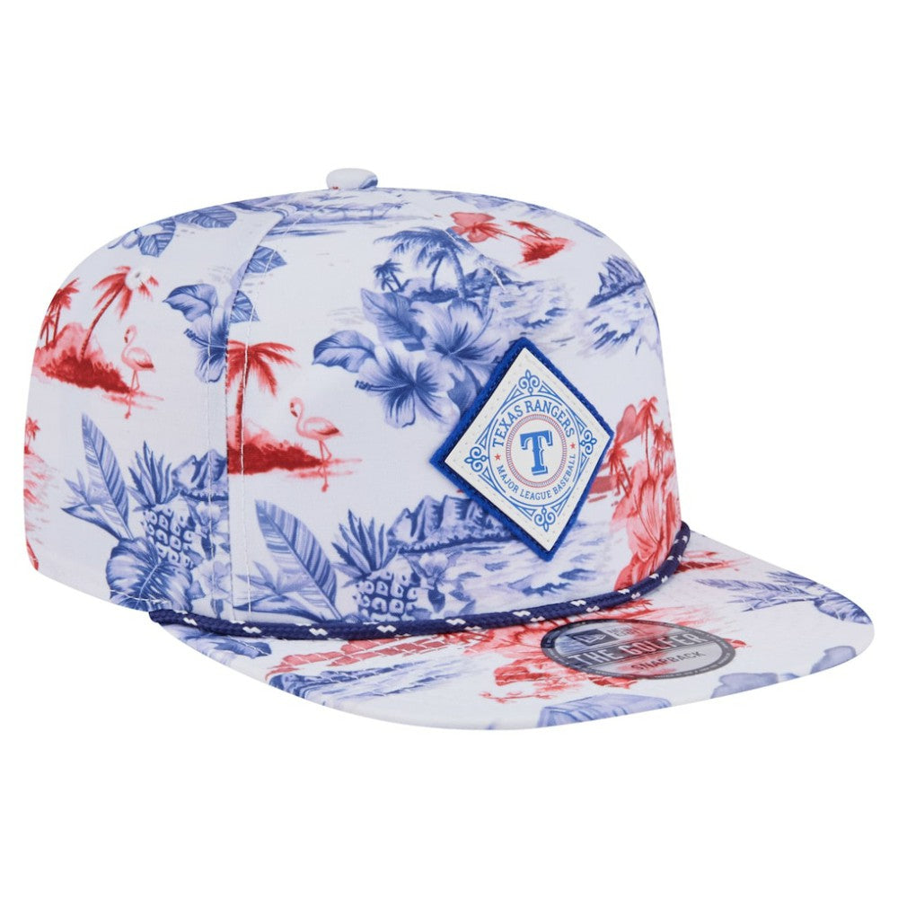 MLB Texas Rangers New Era Printed Island Golfer Snapback Hat