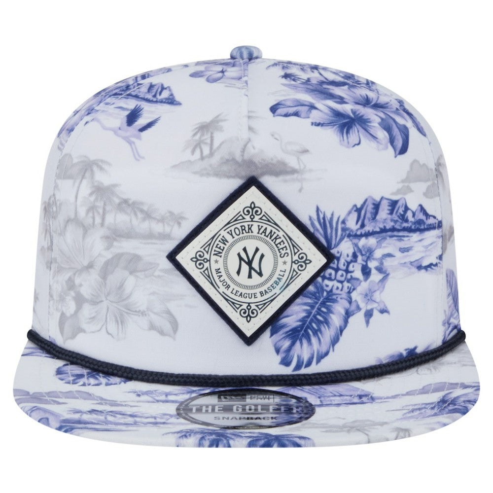 MLB New York Yankees New Era Printed Island Golfer Snapback Hat