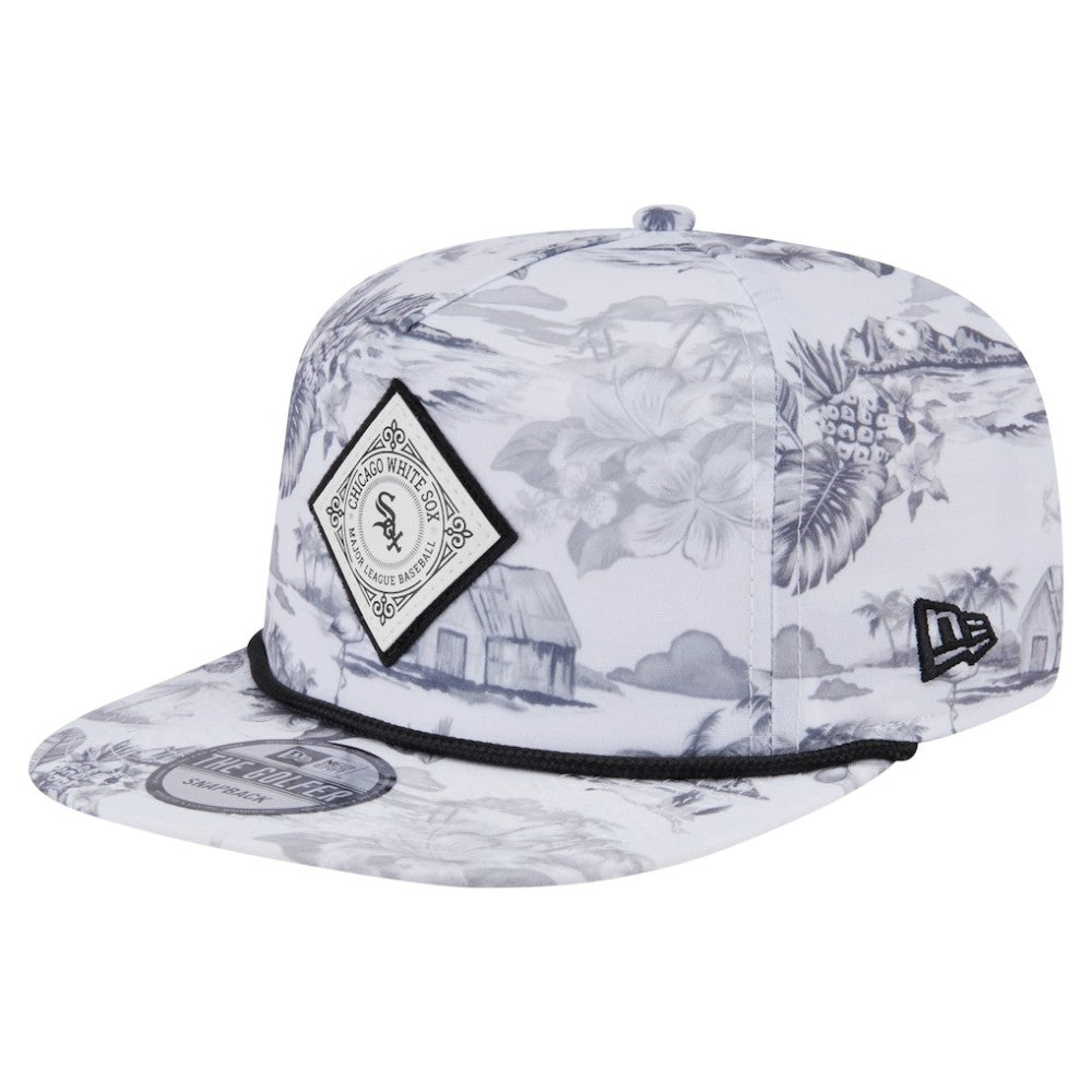 MLB Chicago White Sox New Era Printed Island Golfer Snapback Hat