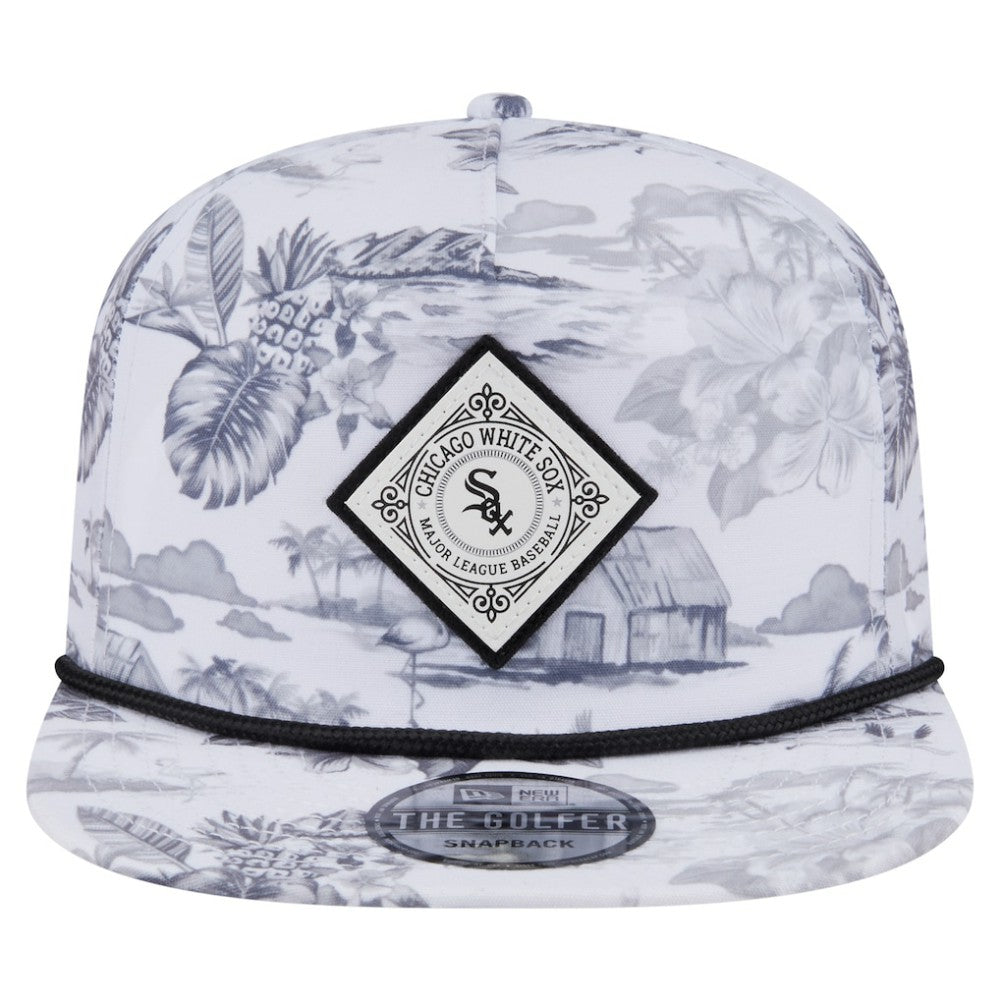 MLB Chicago White Sox New Era Printed Island Golfer Snapback Hat