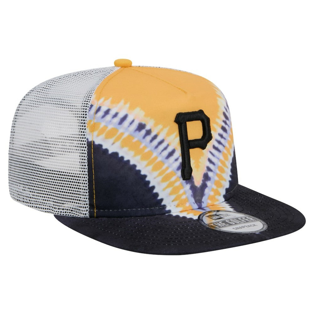 MLB Pittsburgh Pirates New Era Tie-Dye Golfer Trucker Adjustable Hat