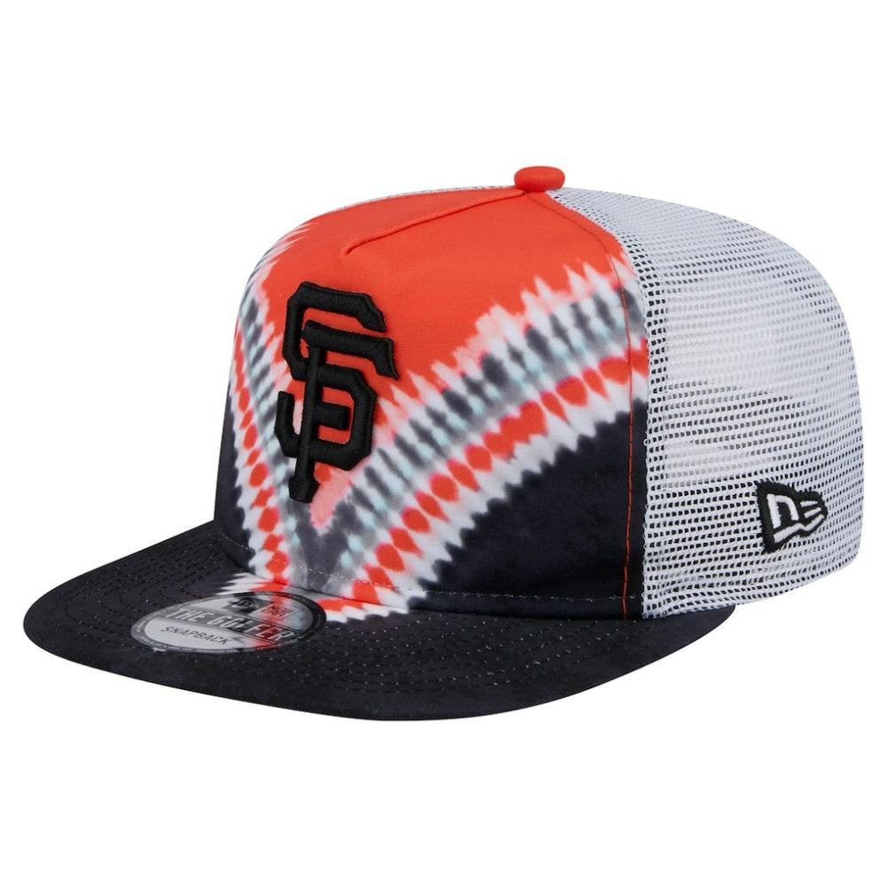 MLB San Francisco Giants New Era Tie-Dye Golfer Trucker Adjustable Hat