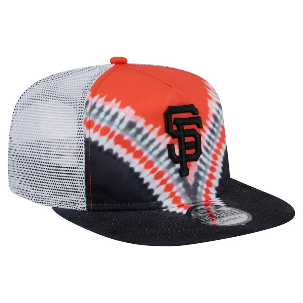 MLB San Francisco Giants New Era Tie-Dye Golfer Trucker Adjustable Hat