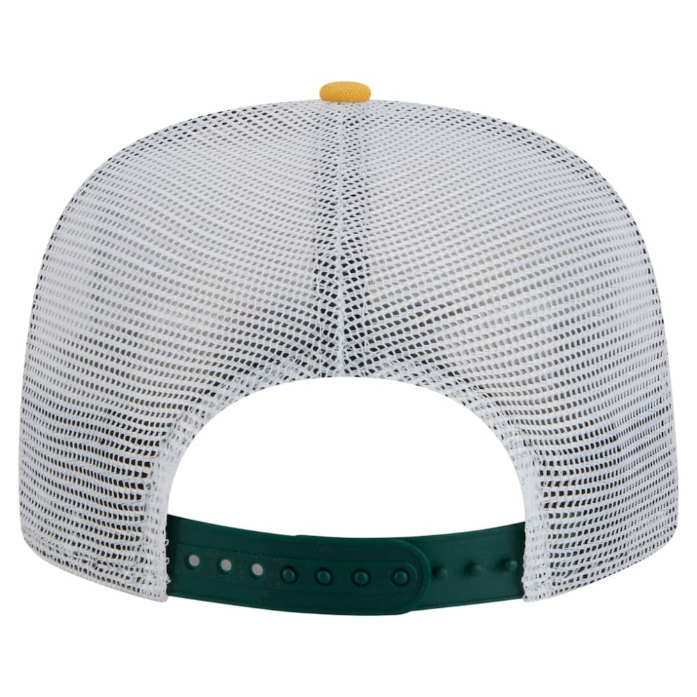 MLB Athletics New Era Tie-Dye Golfer Trucker Adjustable Hat