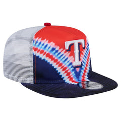 MLB Texas Rangers New Era Tie-Dye Golfer Trucker Adjustable Hat