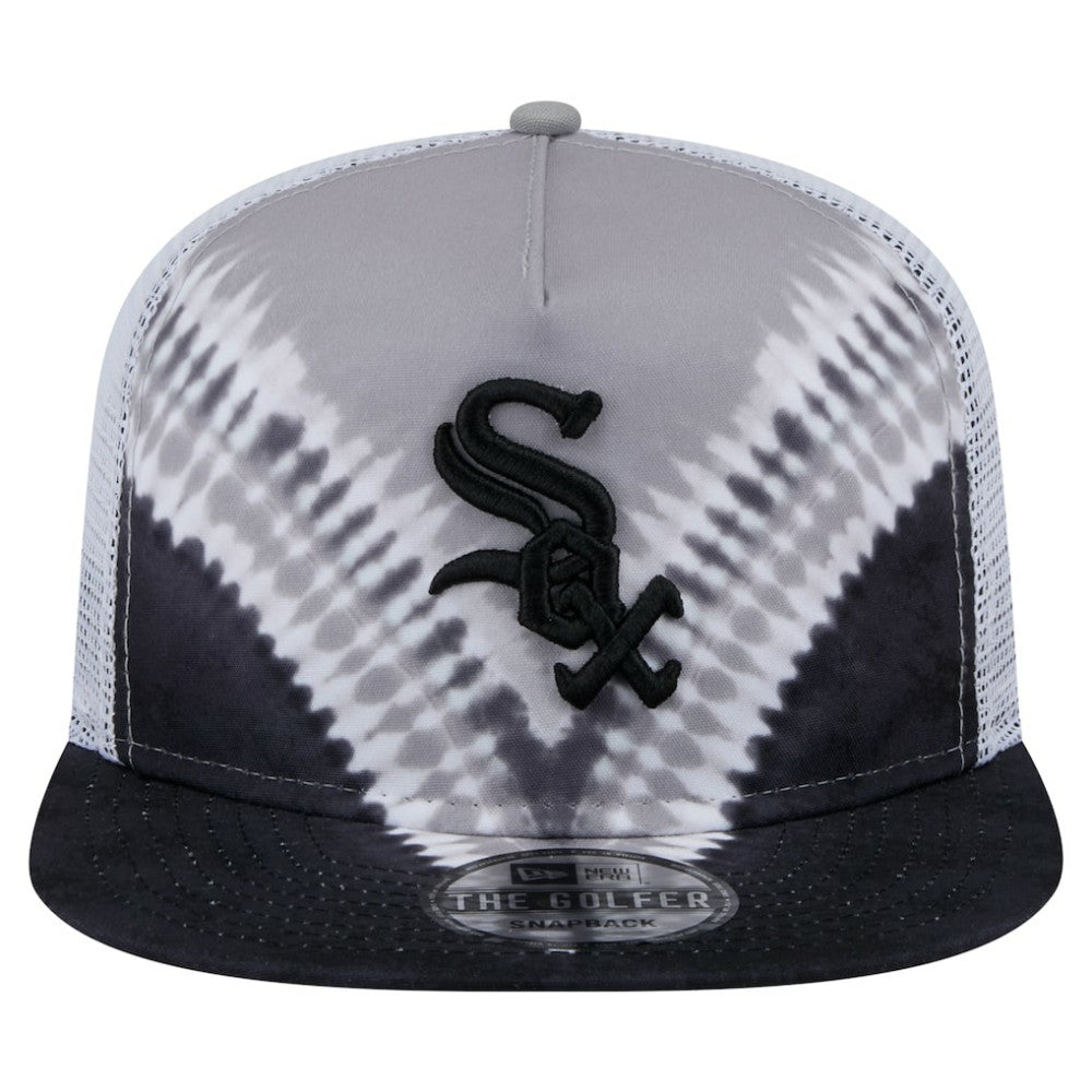 MLB Chicago White Sox New Era Tie-Dye Golfer Trucker Adjustable Hat