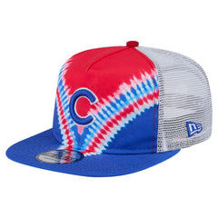 MLB Chicago Cubs New Era Tie-Dye Golfer Trucker Adjustable Hat