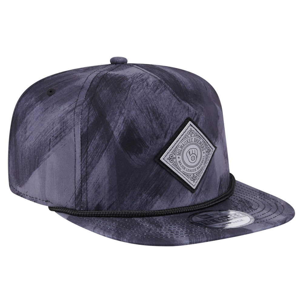 MLB Milwaukee Brewers New Era Printed Golfer Snapback Hat