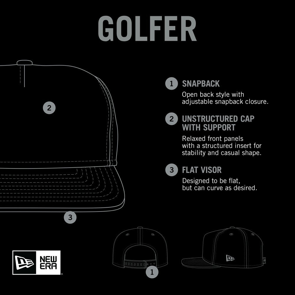 MLB Kansas City Royals New Era Printed Golfer Snapback Hat