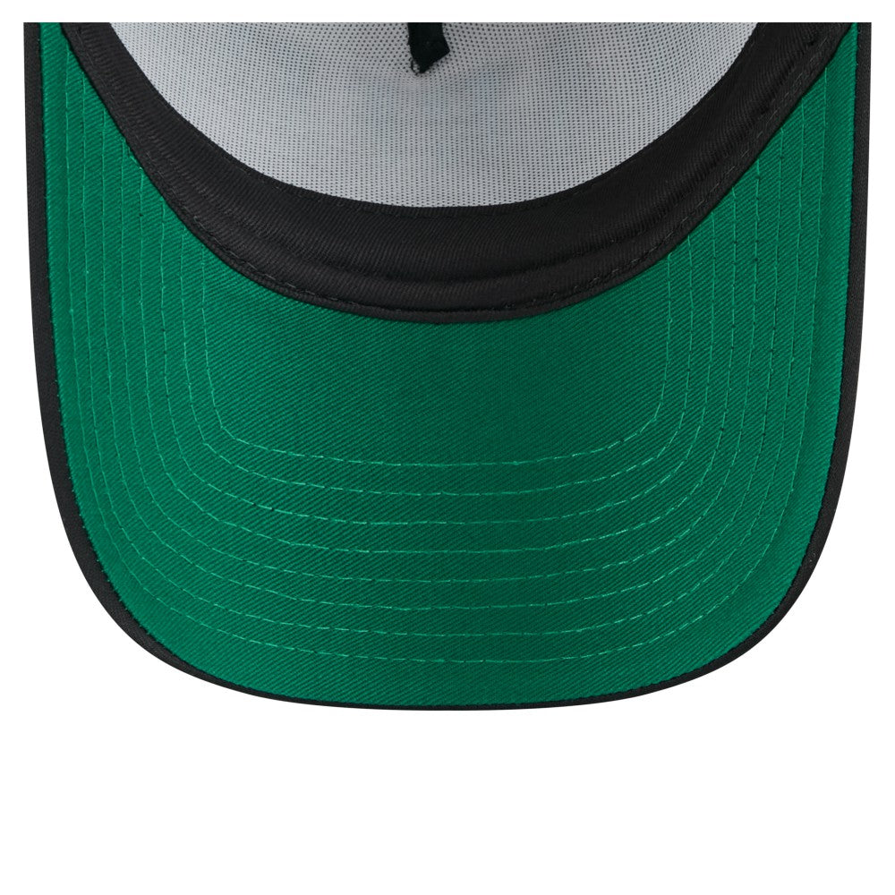 MLB Miami Marlins New Era Distressed 9FORTY A-Frame Adjustable Trucker Hat