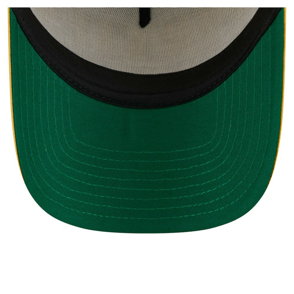MLB Pittsburgh Pirates New Era Distressed 9FORTY A-Frame Adjustable Trucker Hat