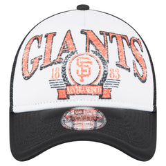 MLB San Francisco Giants New Era Distressed 9FORTY A-Frame Adjustable Trucker Hat