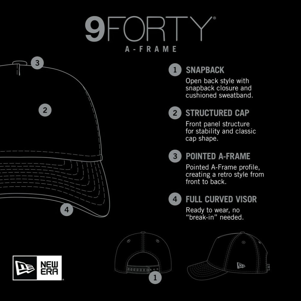 MLB San Francisco Giants New Era Distressed 9FORTY A-Frame Adjustable Trucker Hat