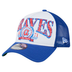 MLB Atlanta Braves New Era Trucker A-Frame 9FORTY Adjustable Hat