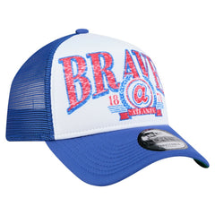MLB Atlanta Braves New Era Trucker A-Frame 9FORTY Adjustable Hat
