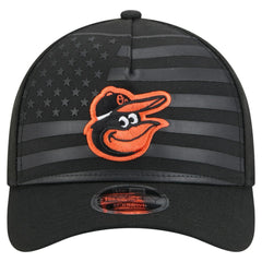 MLB Baltimore Orioles New Era American Flag 9FORTY M-Crown A-Frame Adjustable Hat