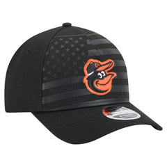 MLB Baltimore Orioles New Era American Flag 9FORTY M-Crown A-Frame Adjustable Hat