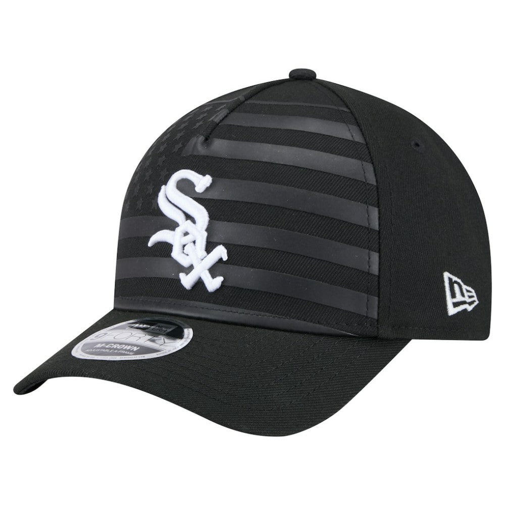 MLB Chicago White Sox New Era American Flag 9FORTY M-Crown A-Frame Adjustable Hat
