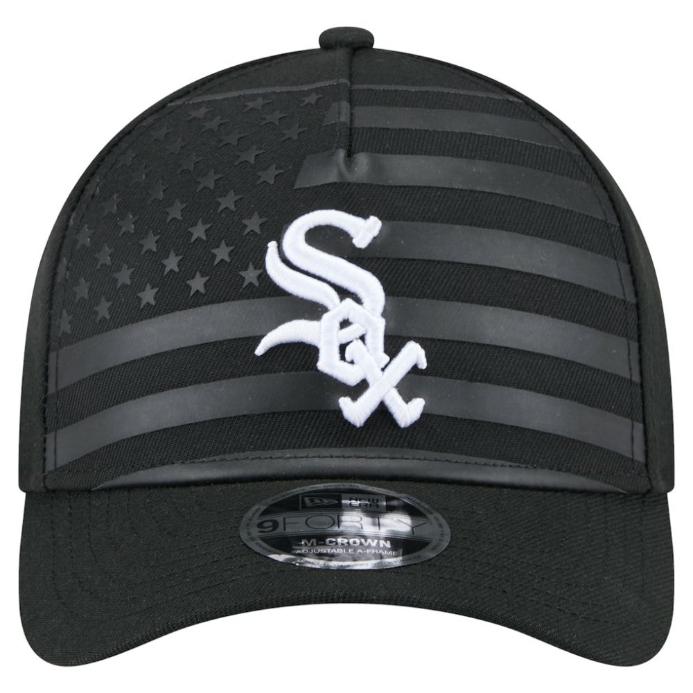 MLB Chicago White Sox New Era American Flag 9FORTY M-Crown A-Frame Adjustable Hat