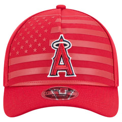 MLB Los Angeles Angels New Era American Flag 9FORTY M-Crown A-Frame Adjustable Hat