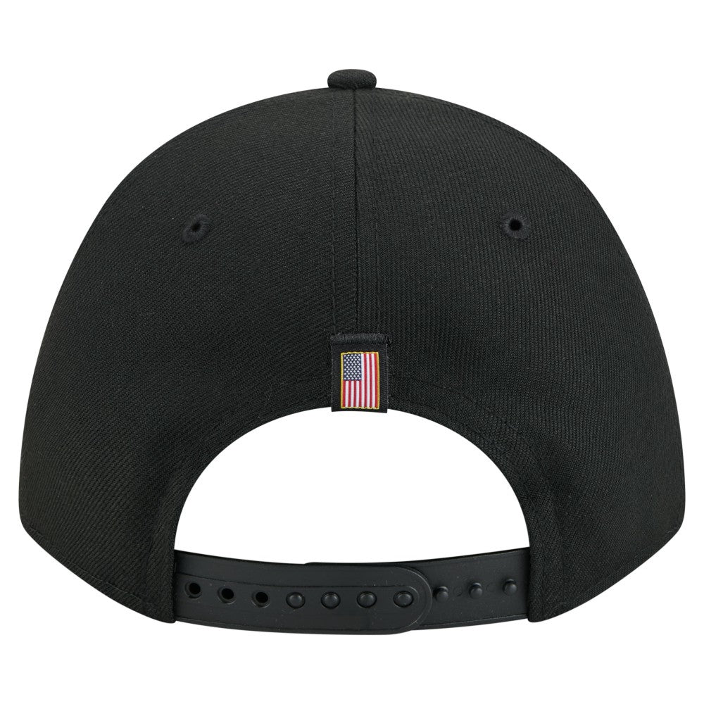 MLB Miami Marlins New Era American Flag 9FORTY M-Crown A-Frame Adjustable Hat