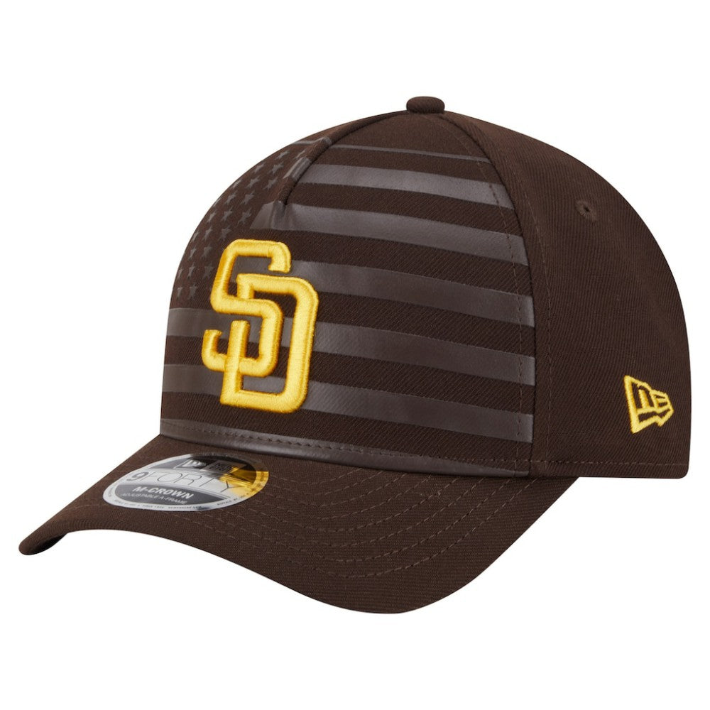 MLB San Diego Padres New Era American Flag 9FORTY M-Crown A-Frame Adjustable Hat
