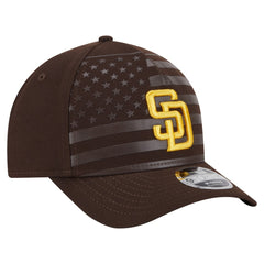 MLB San Diego Padres New Era American Flag 9FORTY M-Crown A-Frame Adjustable Hat