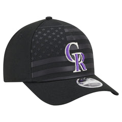 MLB Colorado Rockies New Era American Flag 9FORTY M-Crown A-Frame Adjustable Hat