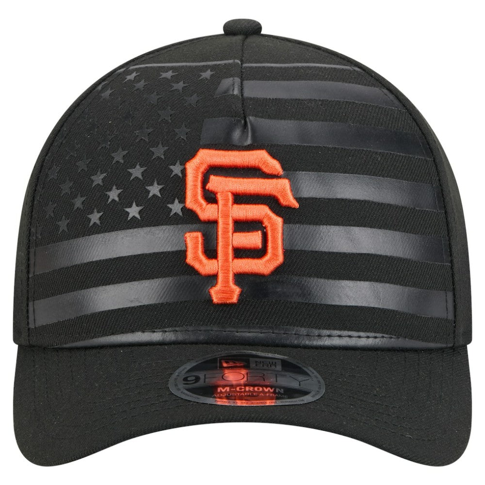 MLB San Francisco Giants New Era American Flag 9FORTY M-Crown A-Frame Adjustable Hat
