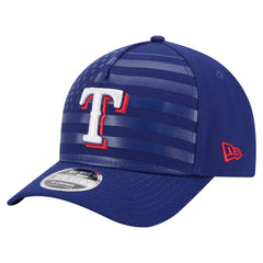 MLB Texas Rangers New Era American Flag 9FORTY M-Crown A-Frame Adjustable Hat