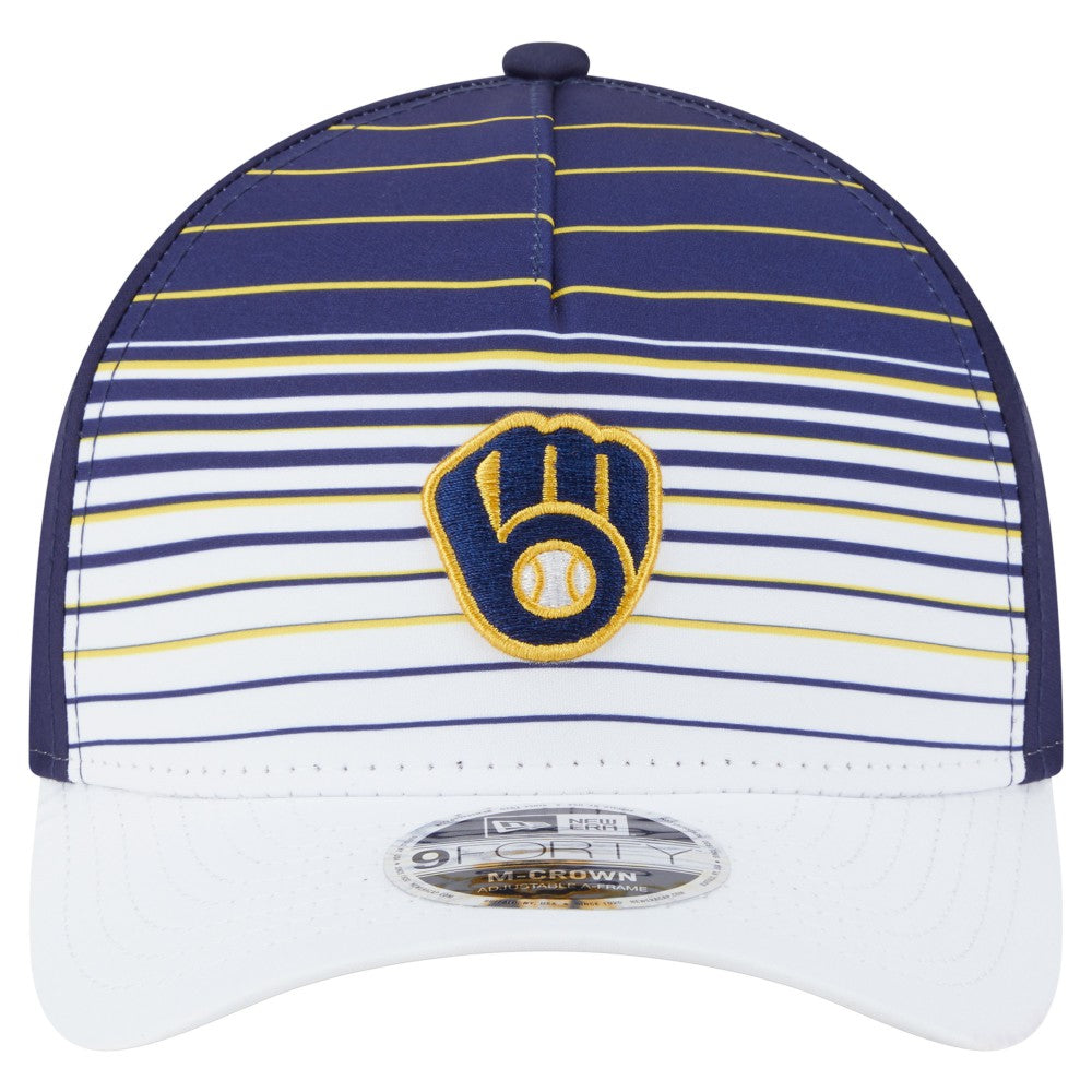 MLB Milwaukee Brewers New Era Gradient 9FORTY M-Crown Adjustable Hat