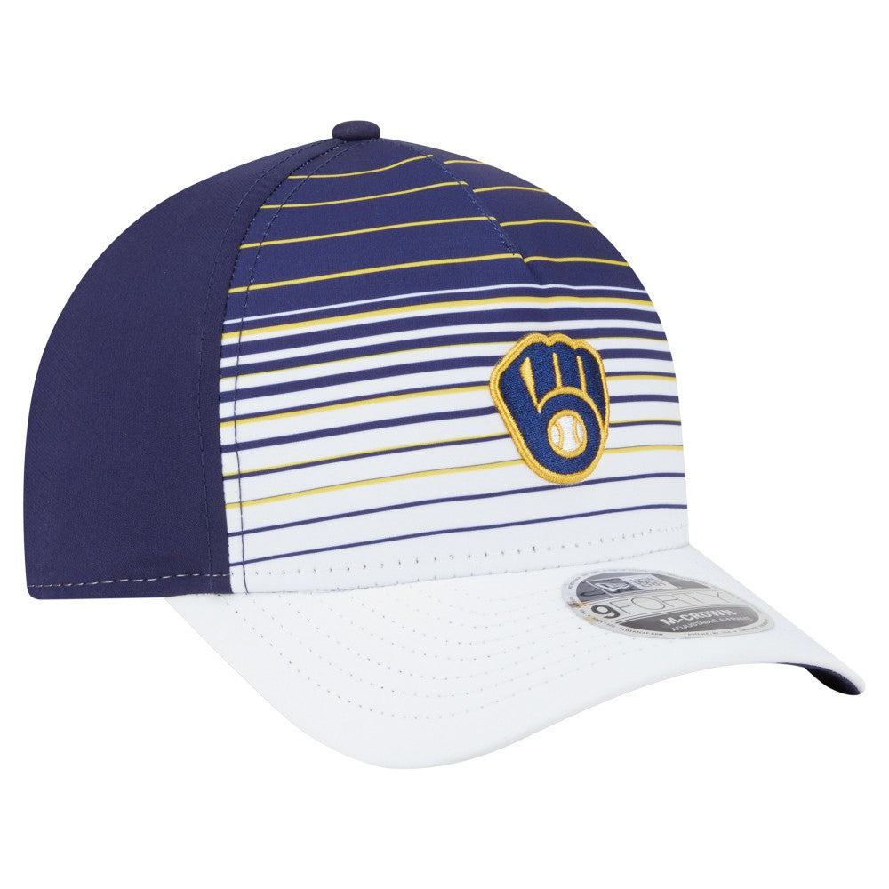 MLB Milwaukee Brewers New Era Gradient 9FORTY M-Crown Adjustable Hat