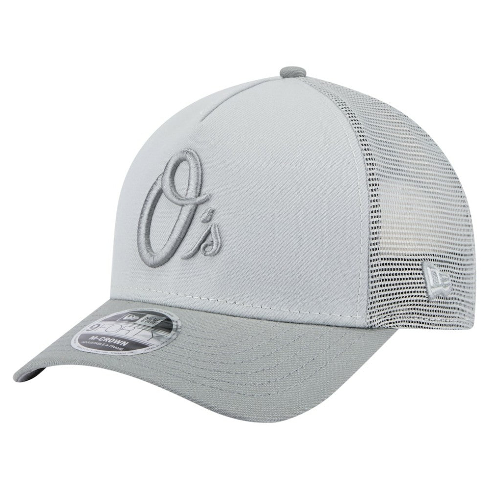 MLB Baltimore Orioles New Era Color Pack A-Frame 9FORTY Trucker Adjustable Hat