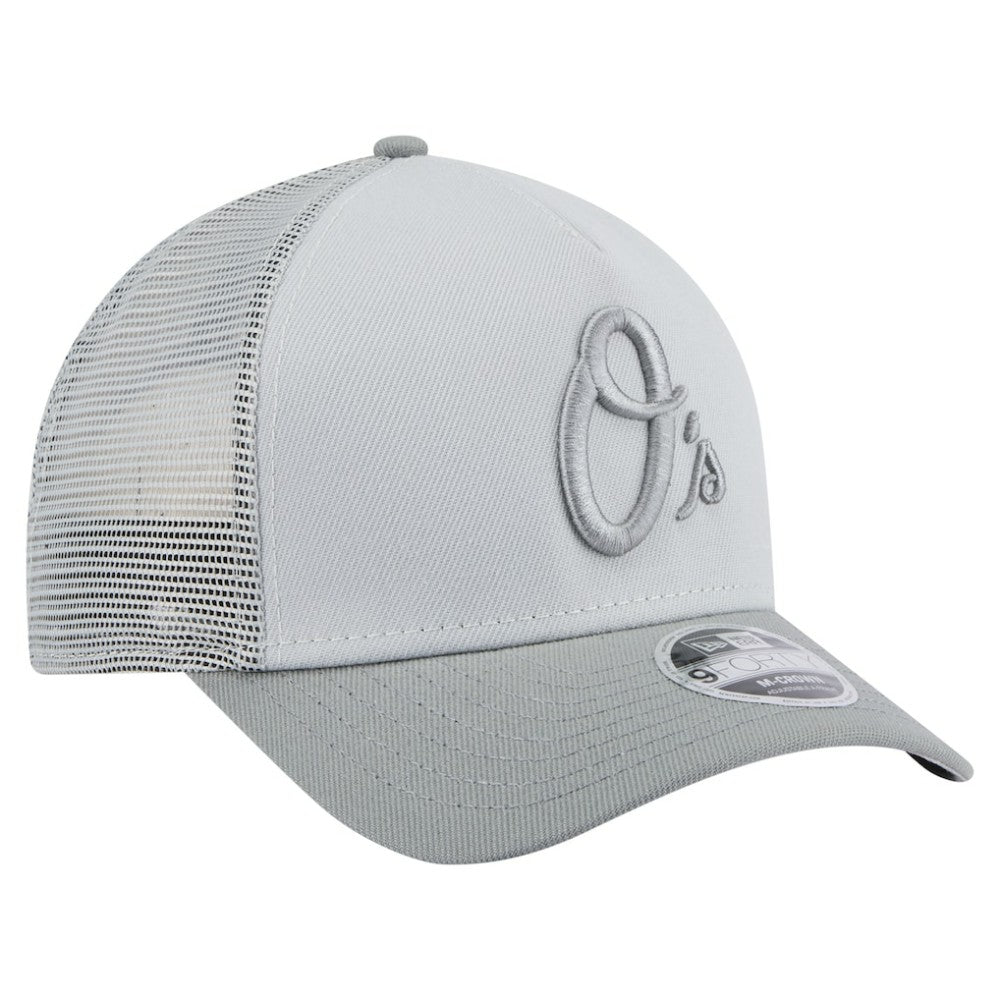 MLB Baltimore Orioles New Era Color Pack A-Frame 9FORTY Trucker Adjustable Hat