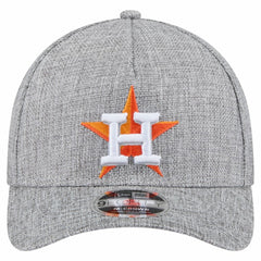 MLB Houston Astros New Era Cotton Weave M-Crown A-Frame 9FORTY Adjustable Hat
