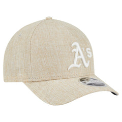 MLB Athletics New Era Cotton Weave M-Crown A-Frame 9FORTY Adjustable Hat