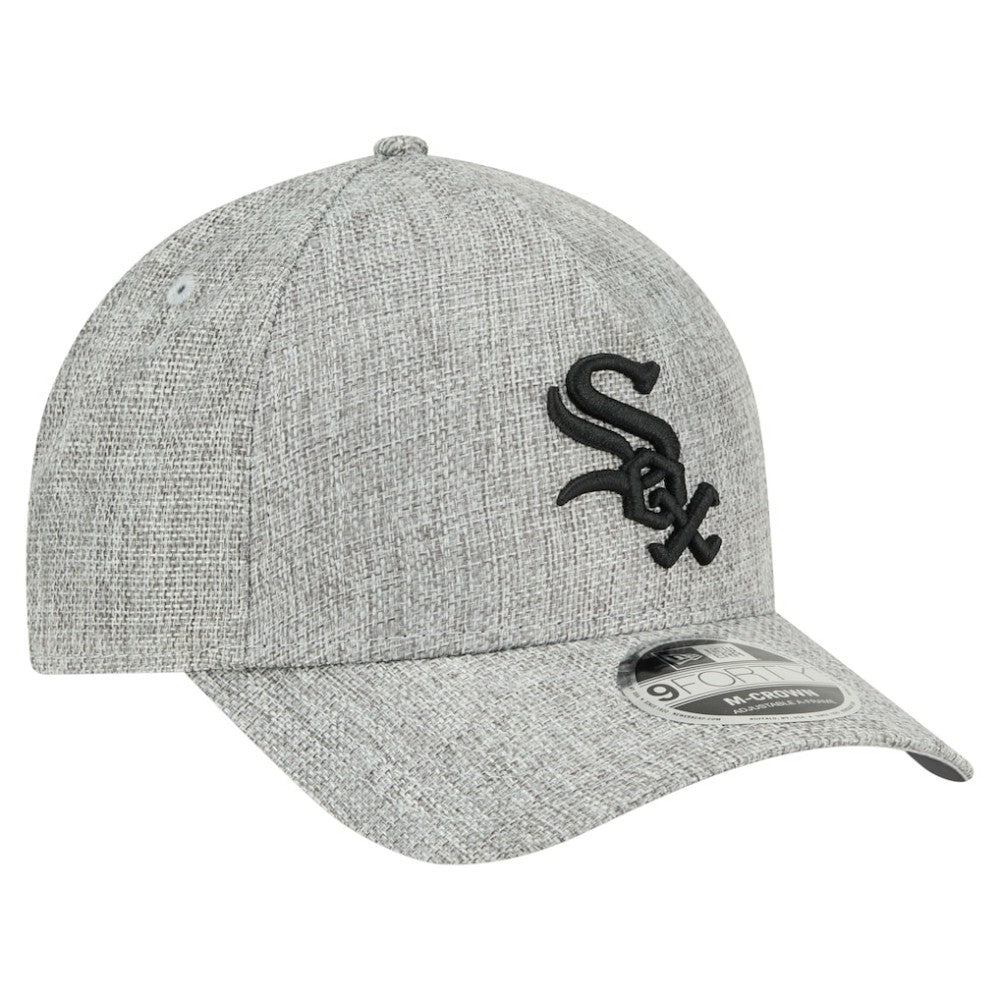 MLB Chicago White Sox New Era Cotton Weave M-Crown A-Frame 9FORTY Adjustable Hat