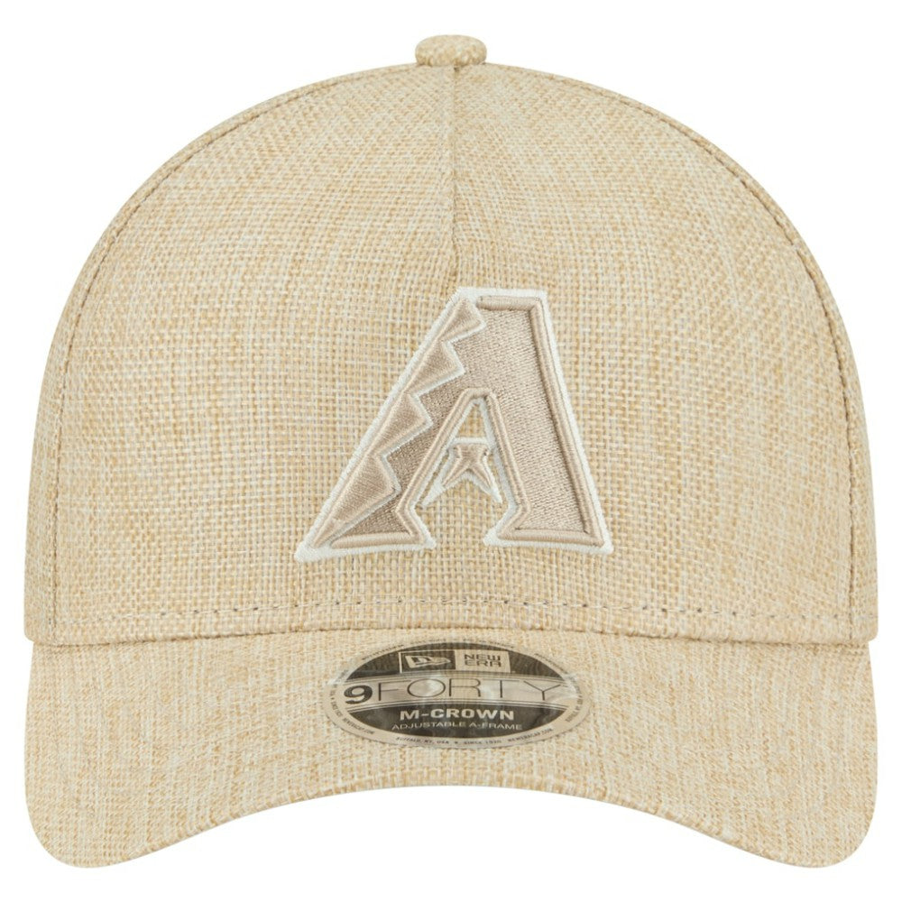 MLB Arizona Diamondbacks New Era Cotton Weave M-Crown A-Frame 9FORTY Adjustable Hat