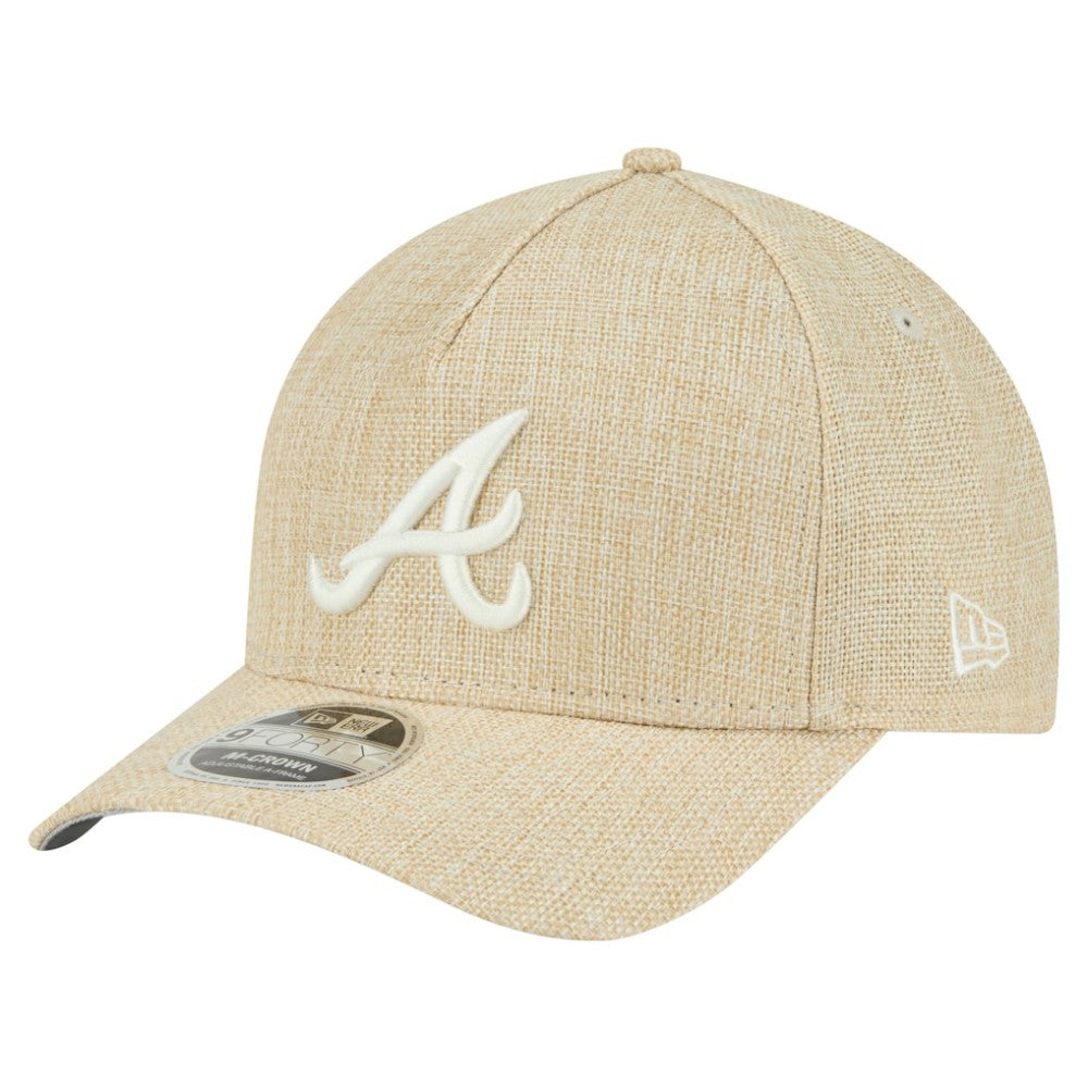 MLB Atlanta Braves New Era Cotton Weave M-Crown A-Frame 9FORTY Adjustable Hat