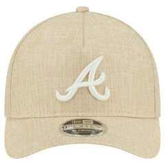MLB Atlanta Braves New Era Cotton Weave M-Crown A-Frame 9FORTY Adjustable Hat